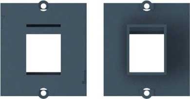 Rahmen 1xKeystone schwarz inklusive 2 Schrauben 