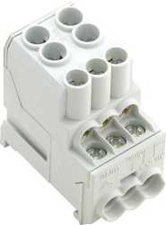 Potentialverteilerklemme Schraubanschluss 100A 1-polig TS 35 grau 