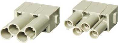 Han CC Protected Modul Buchse 4 Kontakte 40 A 830 V 