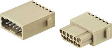 Han DD Modul Stift 12 Kontakte 10 A 250 V 