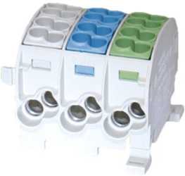 Hauptleitungsklemme BGV A2 25 mm² 3-polig grau - grau - grau 