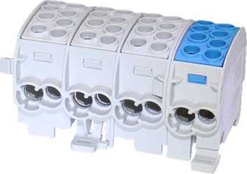 Hauptklemme ZK 35/4 4x4 Al/Cu 080240-1-3 grau-grau-grau-blau 