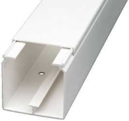 Profiline Leitungsführungskanal Ober- und Unterteil 60x60 reinweiß 