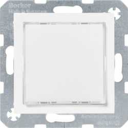 LED-Signallicht weiße Beleuchtung polarweiß glänzend Berker S.1/B.3/B. 