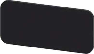 Bezeichnungsschild für Schildgröße 12,5x27mm schwarz ohne Aufschrift 