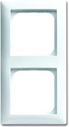 Rahmen 2-fach Linear alpinweiß 