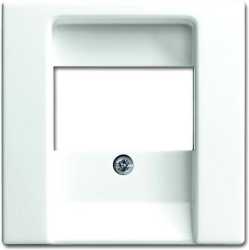 Zentralscheibe für Quante-Telefonsteckdose (TDO) alpinweiß 