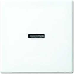 Abdeckung trsp. Kalotte für Aus Wechsel Kreuzschalter Taster alpinweiß 