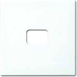 Abdeckung für Aus Wechsel Kreuzschalter Taster Symbol alpinweiß 