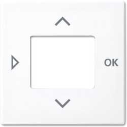 Zentralscheibe für Busch-Timer Bedienelement alpinweiß 