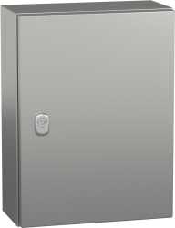 S3X Wandschrank Edelstahl 304L Volltür ohne Montageplatte H400 x B300 x T150 mm 