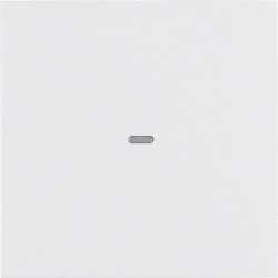 Abdeckung für Tastsensor-Modul 1-fach mit Linse S.1/B.x pws glänzend 