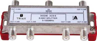 BK-CATV Verteiler 6-fach 10,5dB 