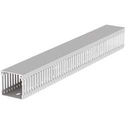 Verdrahtungskanal lichtgrau RAL7035 60x60 U43X 