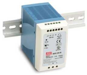 Schaltnetzteil für DIN - Schienenmontage 230 VAC / 24 VDC / 4,2A kurzschlußfest 