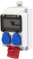 Wandverteiler Kunststoff Lech BV 16/5 2xSSD M25o VC Pc 