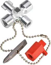 Schaltschrankschlüssel klein 43 x 43 mm 