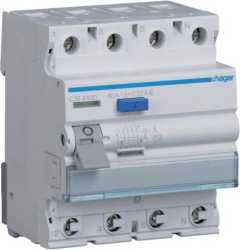 FI-Schutzschalter  40A 4-polig 30mA Typ A Nennstrom vorsicherbar 