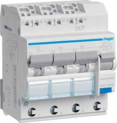 FI-Schalter/LS-Schalter 3X 1-polig+N 6 kA B-13 A 30 mA Typ A QC 