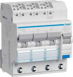 FI-Schalter/LS-Schalter 3X 1-polig+N 6 kA C-16 A 30 mA Typ A QC 