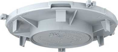 HALOX 100 Frontteil Deckenauslass Ø 68 mm Ortbeton 