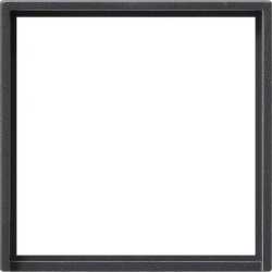 Adapterrahmen 50x50 quadratisch für System 55 anthrazit 