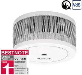 Mini-Rauchwarnmelder mit fest eingebauter 10 Jahres-Lithiumbatterie 