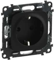 Steckdose Valena Allure schwarz 