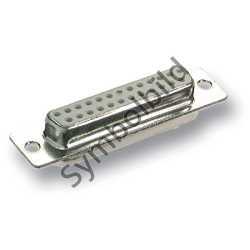 9-Polige D-Sub Lötbuchse EDF 