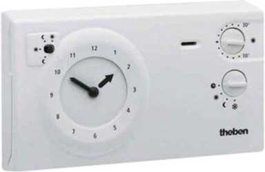 Analoger Uhrenthermostat RAMSES 722 Netzversion Synchronmotorantrieb 