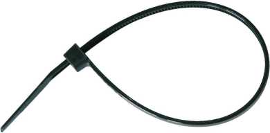 Kabelbinder schwarz UVplus aus Polyamid 202 x 2,5 mm 