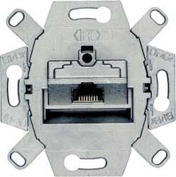 DELTA Univ.Anschluss-Einheit Anschlussdose 1x 8-pol RJ45 Kat. 6E 