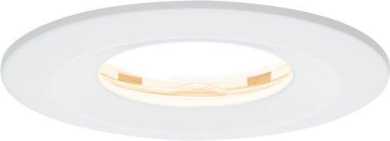 Einbauspot Set Coin Slim dim rund starr IP65 LED 1x6W 51mm Weiß 