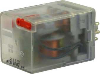 Schaltrelais Industrierelais 2 Wechlser 24 V DC 