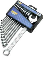 Ringmaulschlüsselsatz im Halter 12-teilig 6 bis 19 mm 