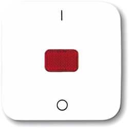 Wippe für Kontroll-Aus 2-polig alpinweiß 