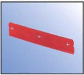 Hohlwanddosen Schablone Norm- Kombinationsabstand 71/91mm 