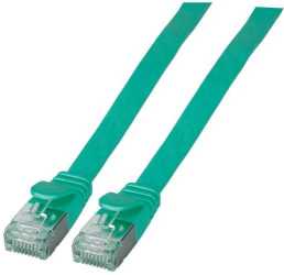 Flachpatchkabel Kat.6a U/FTP 0,25m grün 