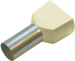 Twin-Aderendhülse 10/14 elfenbein 