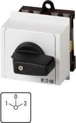 Umschalter Kontakte 8 20 A Frontschild 1-0-2 60 ° rastend Verteilere 