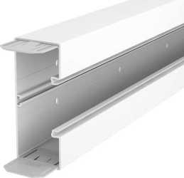 Geräteeinbaukanal halogenfrei mit Bodenlochung 70x170x2000 PC/ABS rein 