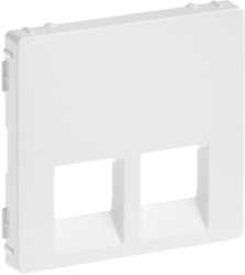 Valena Life Abdeckung 2F für RJ11/RJ45 Ultraweiß 