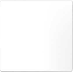 Einteilige Wippe für Einzelschalter oder Taster Lotosweiß 