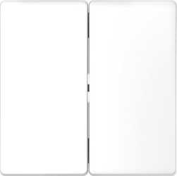 Zweiteilige Wippe für Serienschalter Lotosweiß 