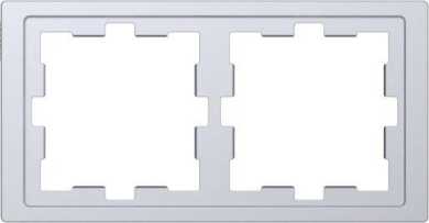 D-Life Rahmen 2-fach Edelstahl 