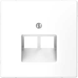 Zentralplatte für UAE-Einsatz 2-fach Lotosweiß 