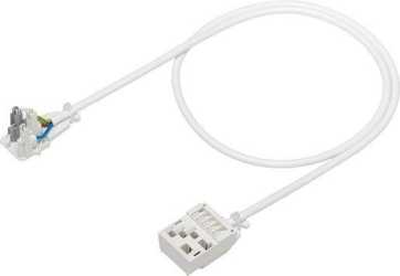 Flexible Anschlussleitung 3-polig für E-Line NEXT Fix Geräteträger. 