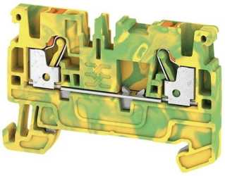 Schutzleiter-Reihenklemme 2,5 mm² grün/gelb 