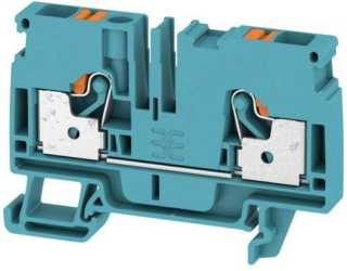 Durchgangsreihenklemme 0,5 - 6 mm² blau 