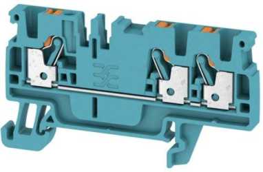 Durchgangsreihenklemme 0,5 - 2,5 mm² blau 